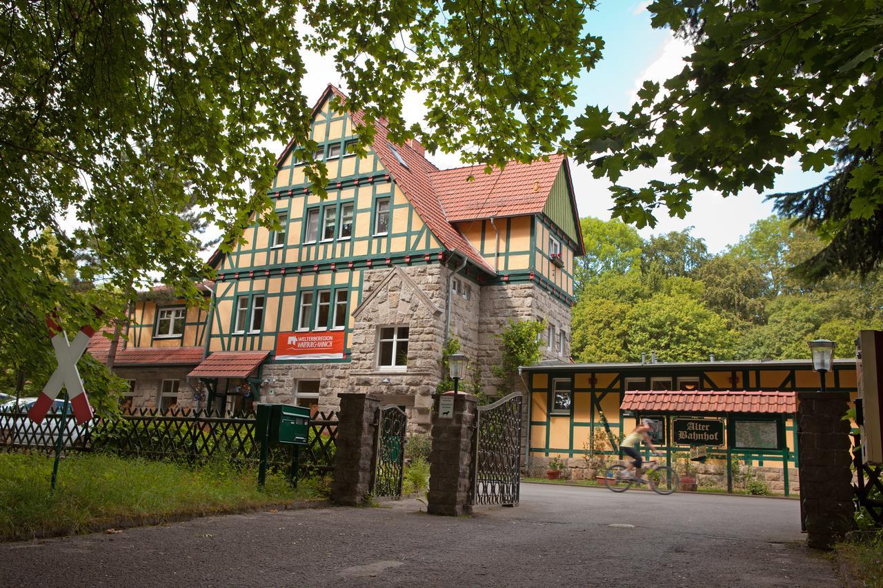 Landgasthof Alter Bahnhof Heyerode Exterior foto